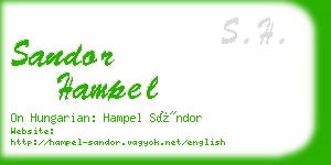 sandor hampel business card